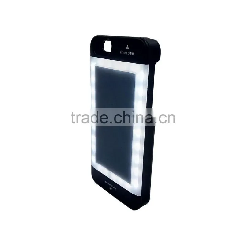 Viltrox Iphone6/6S Fill-in Light Phone Case Cover Chargeable Power Bank LED Selfie Flash Lighting for Mobile Phone Shooting