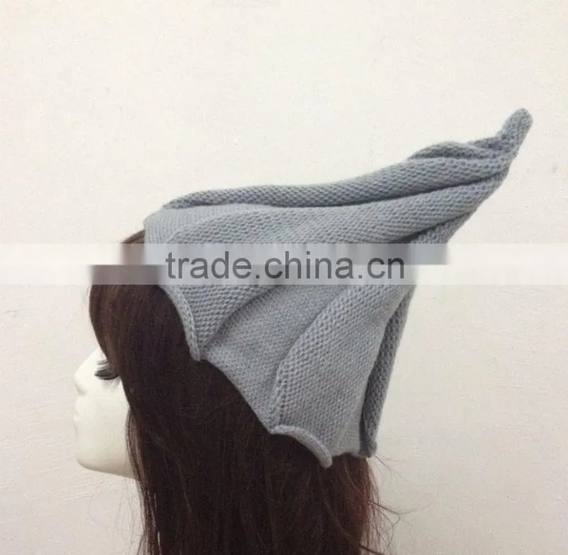 South Korea knitted Candy color pointed cap Warm thickening couples hat