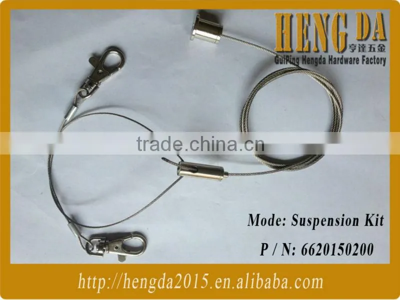 Light suspended cable system/light hanging sets