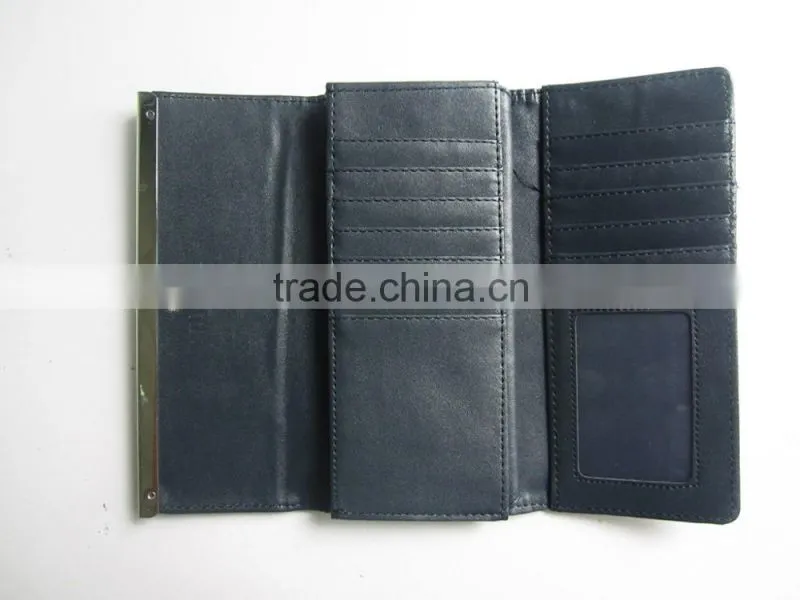 2016 fashion pu folding wallets/cartera