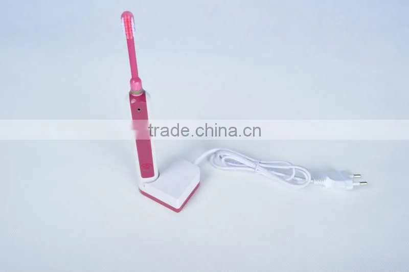 Fashion design rechargeable high sonic frequency electric toothbrush