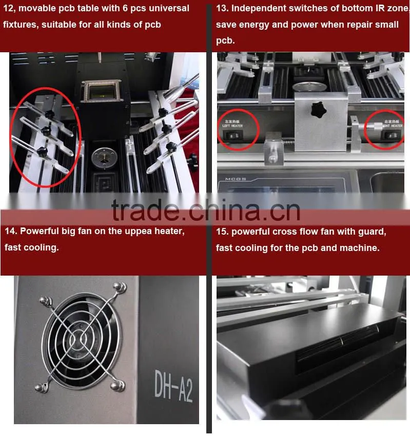Bga replacement station soldering station bga repair DH-A2