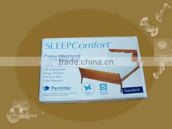Hight quality white terry waterproof Mattress Protector