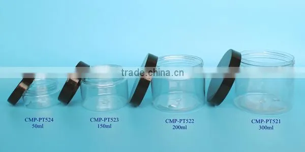 Plastic PE PET cosmetic jars