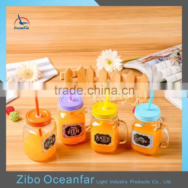 Decal Design Bulk Juice Glass Mason Jar Wholesale Market Custom Mason Jars For Sale