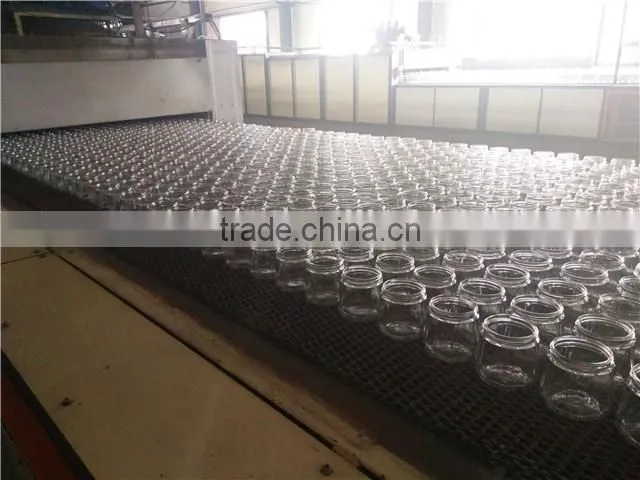 600ml Stemmed Embossing Clear Glass Mason Jars