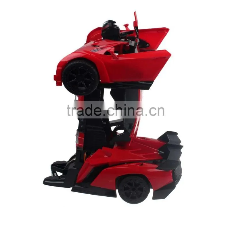 Intelligent Shifting Robot hobby 2.4G RC Distortion Deformation Stunt Cars Remote Robot Car Toys Transform