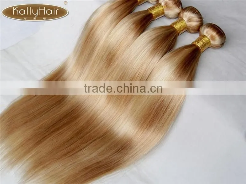 fast shipping cheap hair extension unprocessed two tone human hair weave