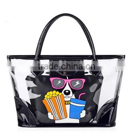 2014 Cartoon color nylon handbag