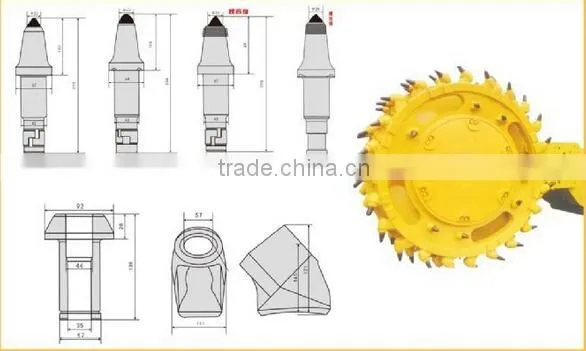 S100 cemented carbide coal mine drill bits mining tools rock drill bits
