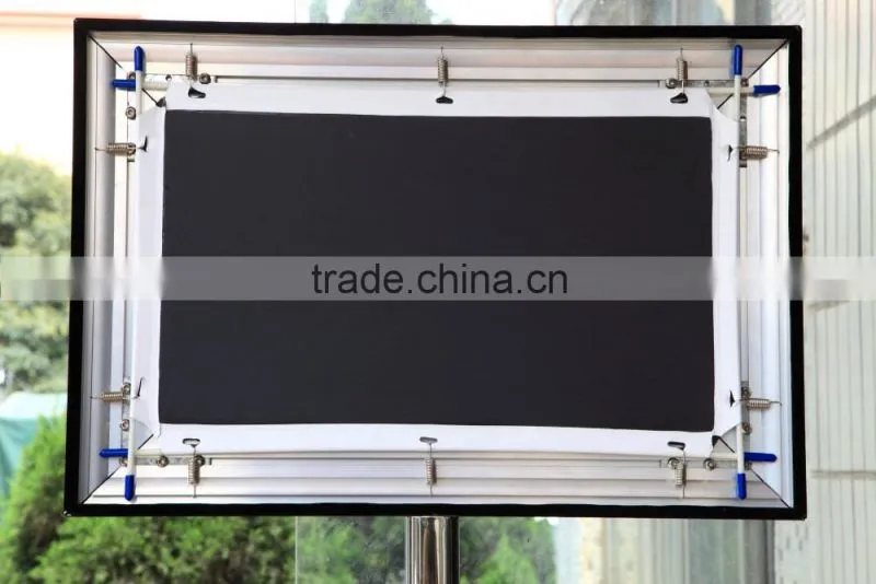 70 inch 200inch fixed frame screen for 3d DLP Projector desktop screen home cinema display screen