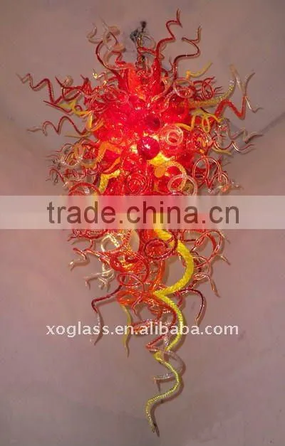 art glass sculpture chandelier lighting xo-2010623 light fixtures