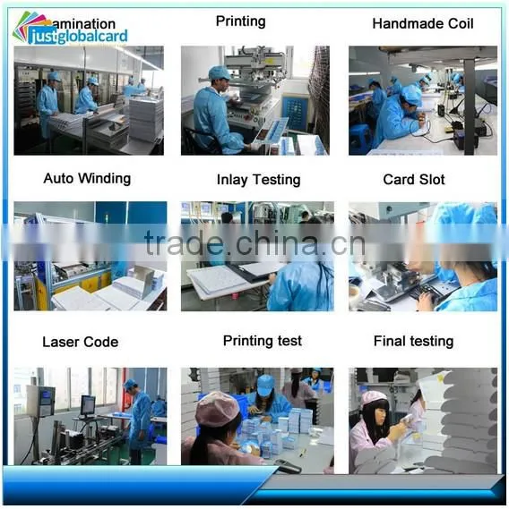 ID card wallet size FM1208 cpu card