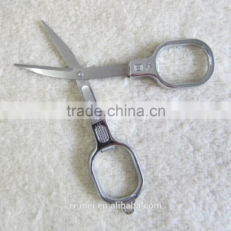 Rimei stainless steel office using mini folding scissor foldable scissor