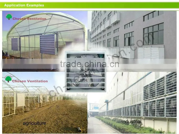 Professional stainless steel automatic shutter exhaust fan blades