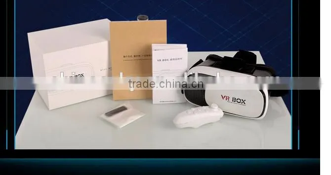 New Arrival! Plastic Google Cardboard Version VR BOX 2.0 Virtual Reality 3D Glasses VR Headset