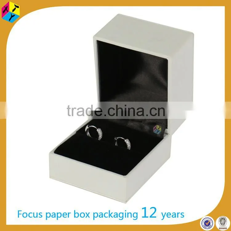 white mini cheap manufacturer jewelry velvet box