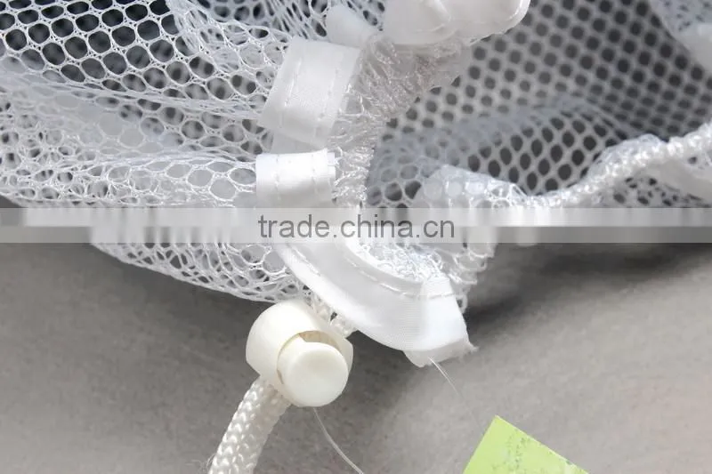2016 fast selling mesh Drawstring laundry bag