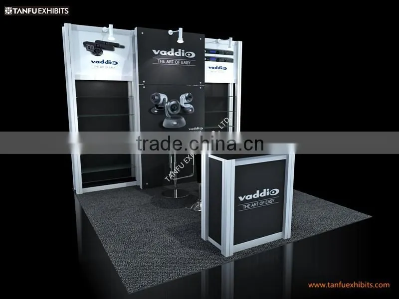 3x3 or 10x10 Shell Scheme Display for Expo or Trade Show from TANFU
