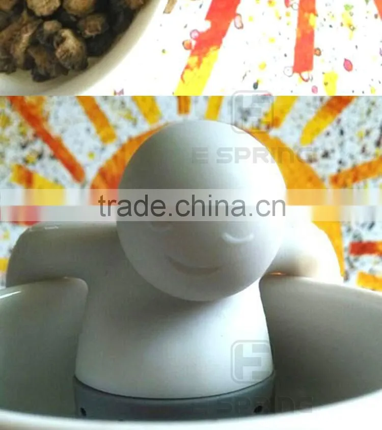Tea tool Interesting Life partner cute Mr Teapot Tea Infuser/Tea Strainer/Coffee & Tea Sets/silicone