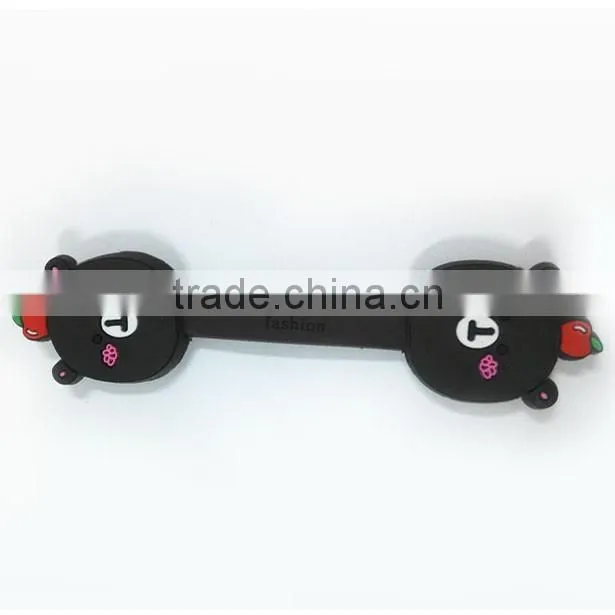 Cartoon Custom Shaped Cute Rubber Headphones cable winder