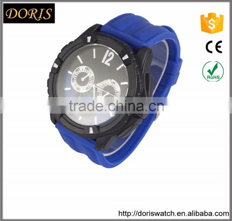 custom newest brand band luxury silicone sport watch