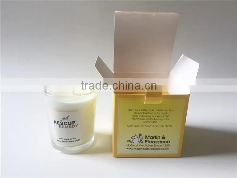 luxury square cardboard candle box with competitive price