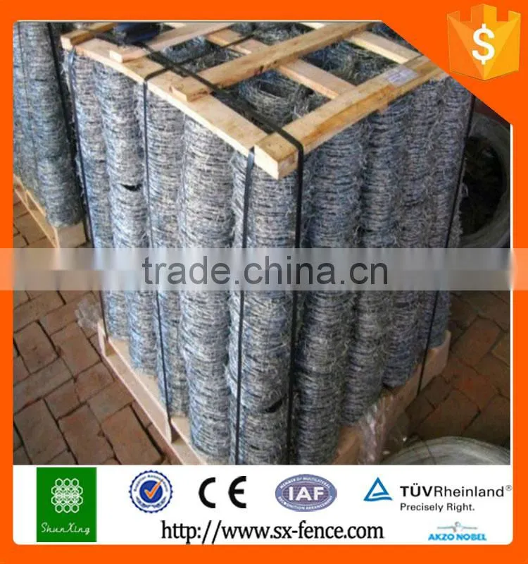 Alibaba Hot sale galvanized twisted fence wire/stainless steel barbed wire/razor barbed wire