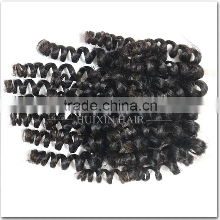 Best Price Top Quality Virgin Brazilian Hair Lace Closure Brazilian Baby Curly Lace Closure