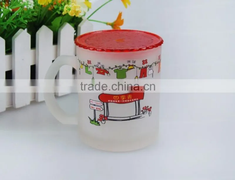 Sublimation blank glass mug, glass coffee mug, sublimation glass beer mug