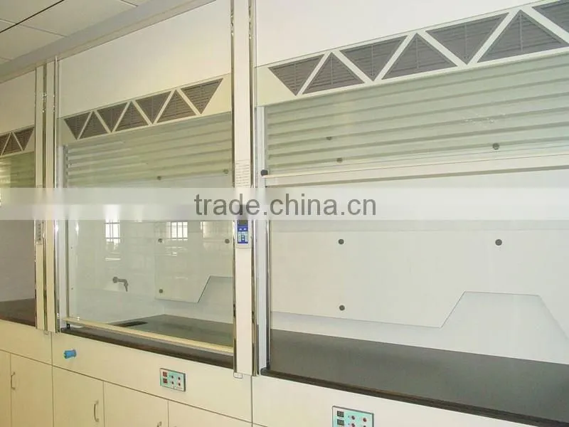 FH1200/1500/1800 Chemical Resistant Laboratory Steel Fume Hood with Fume Scrubber, 59'' Width x Depth 31.5' 'x Height 92.5''