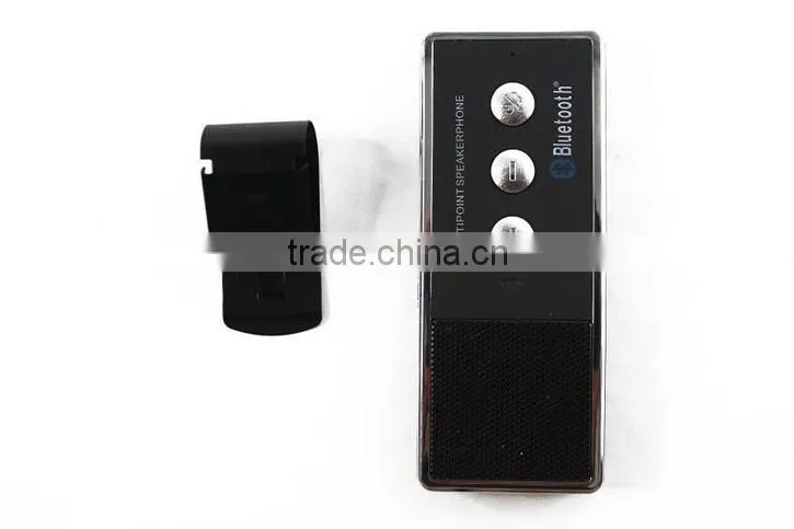 New Bluetooth 3.0 Hands Free Dual Link Visor Mount Car Bluetooth Handsfree Kit