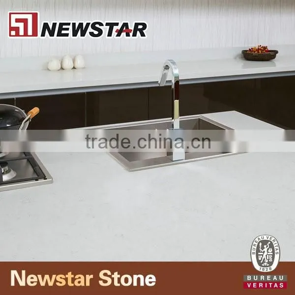 Newstar white quartz counter tops