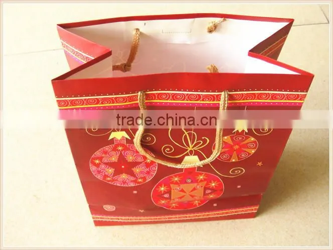2014 Promotional Paper Gift Bag With Handles