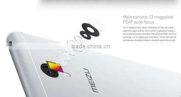 MEIZU M3 Note 16GB Helio P10 Octa Core Android 5.1 5.5 inch FHD Screen 2GB RAM 16GB ROM 5.0MP + 13MP Cameras Fingerprint Compass