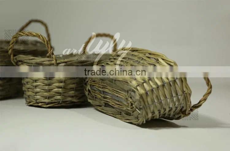 wicker small decorative flower pots wholesale