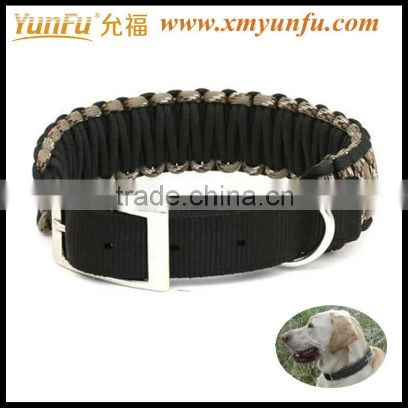 Factory Price Nylon Colorful Buckle cheap Blue dog collars