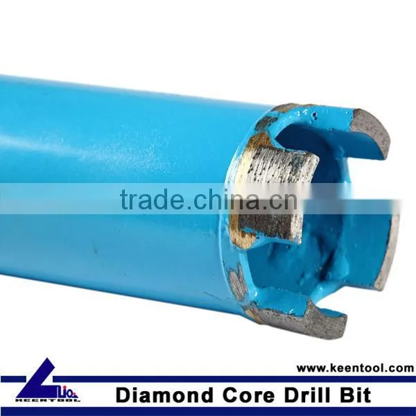 Thread drill bit for drilling concrete and asphalt