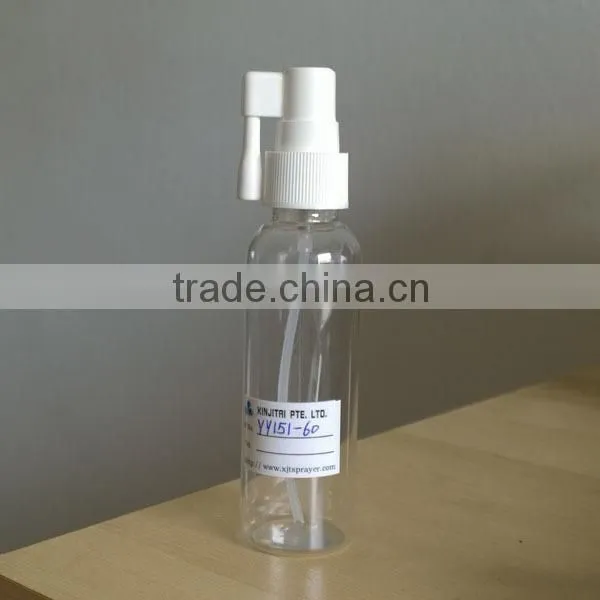 60ml Cosmo Bullet Shape PET Oral Spray Bottle