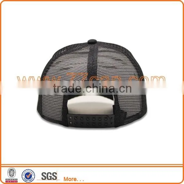 custom 5 panel mesh cotton fabric trucker cap