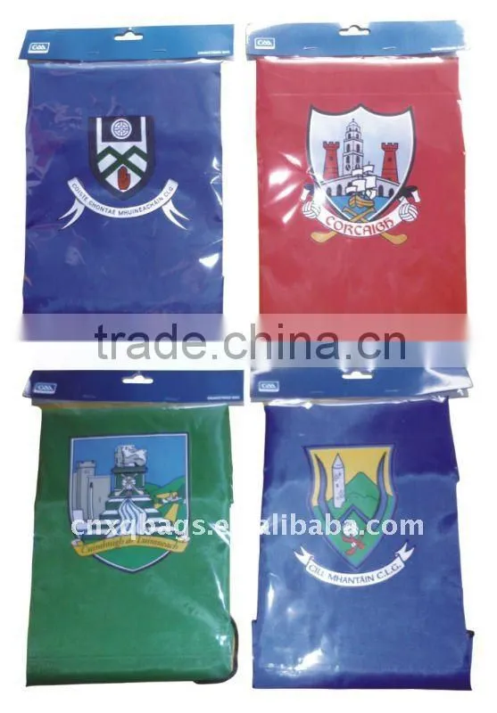 2015 new polyester shoe and bag set