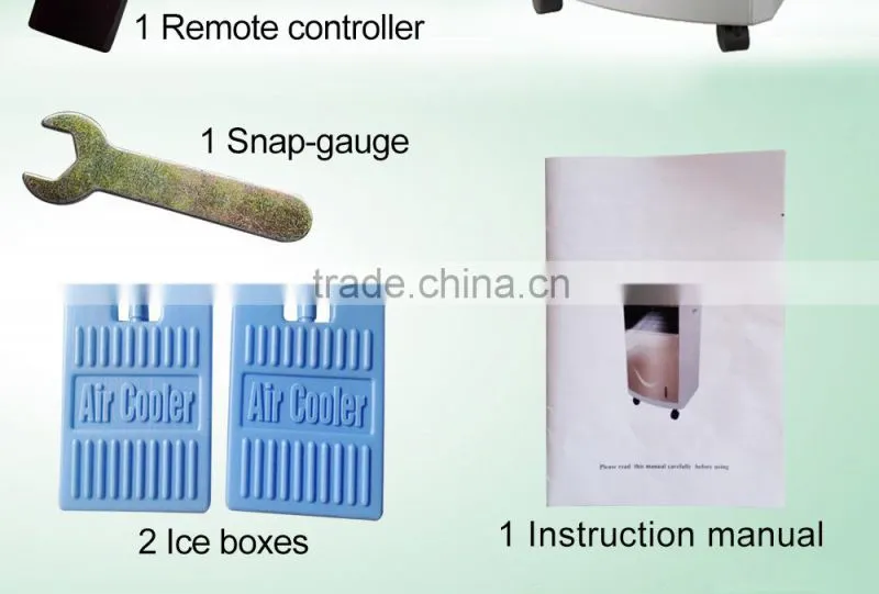 Digital Control Air Cooler With Casters