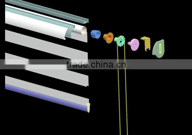 dual sheer zebra roller blinds rainbow window blinds /rainbow colored window blinds