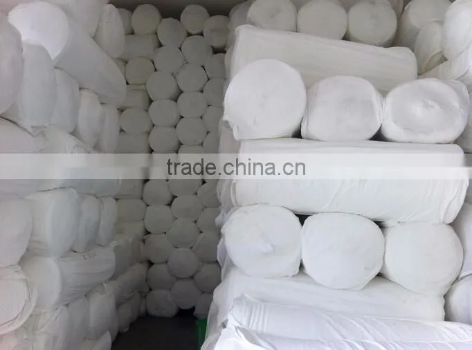 white plain cotton canvas fabric