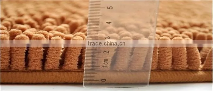 long pile dust absorbent microfiber chenille door mat