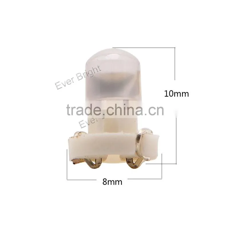 New arrival f8 1smd auto led light spare parts 12v t3 led wedge bulb