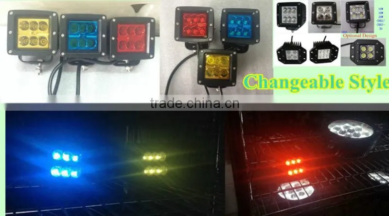 3" 16w 18w 20w 9-32V Cree LED work light LED pod light CE ROHS Certificate SS-1004