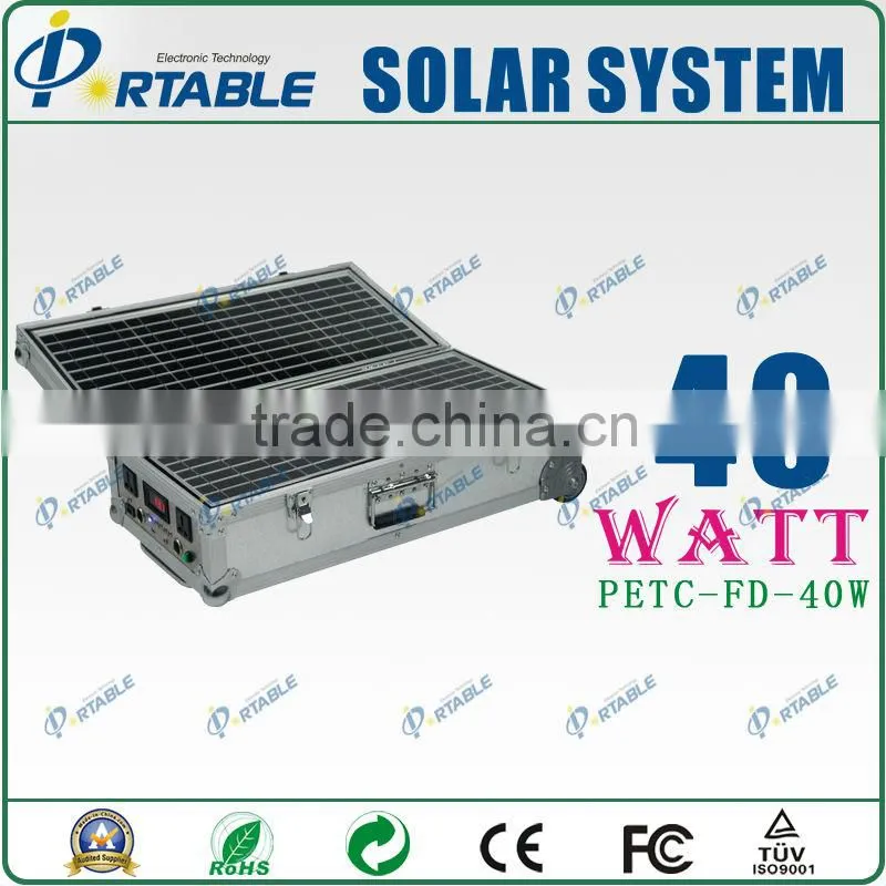 20w Solar home system for lighting, Fan,TV etc/portable solar home system/solar generator