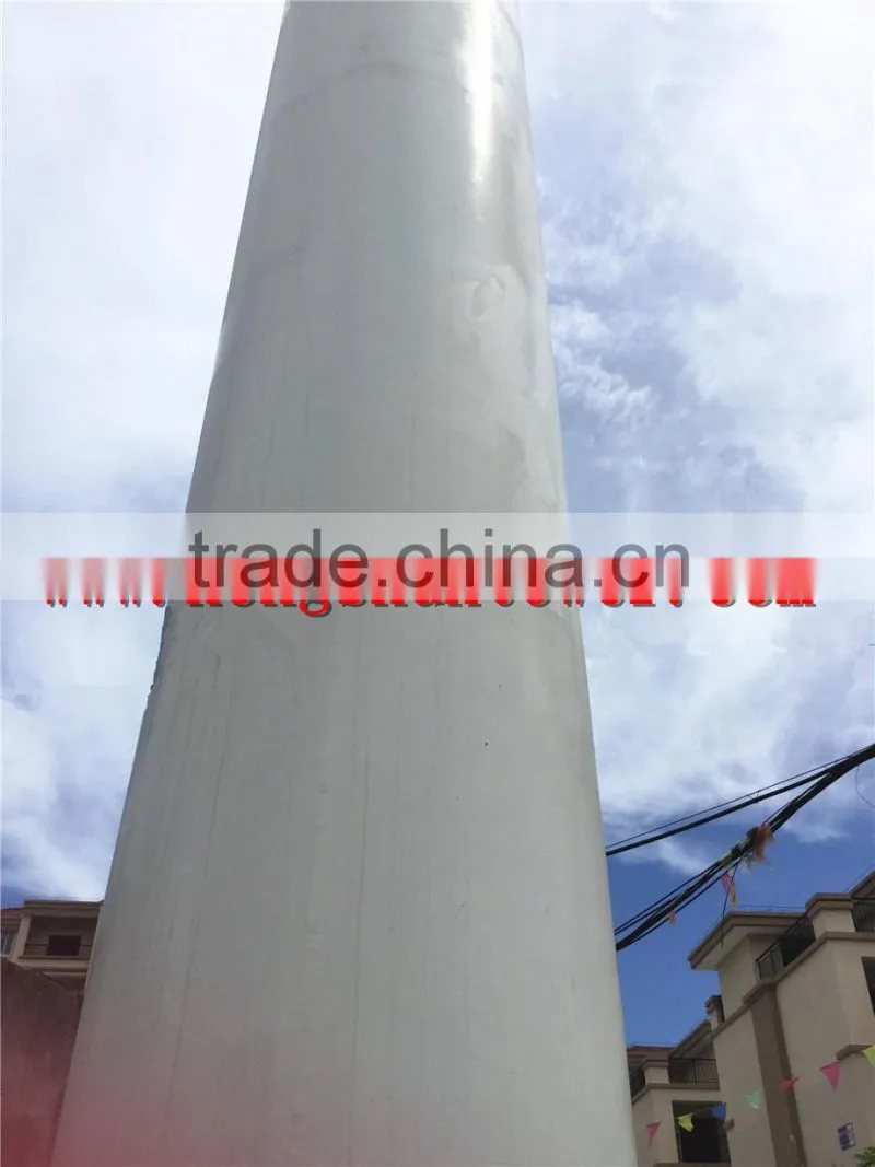35M telecom landescape steel tower suqare lamp sculpt