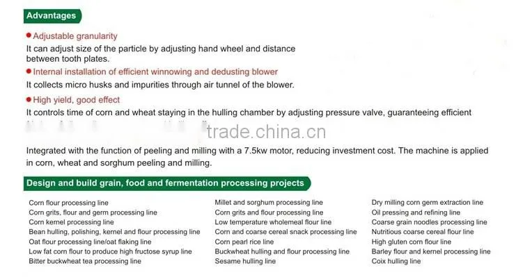 Factory Price Diesel Type Maize Milling Machines